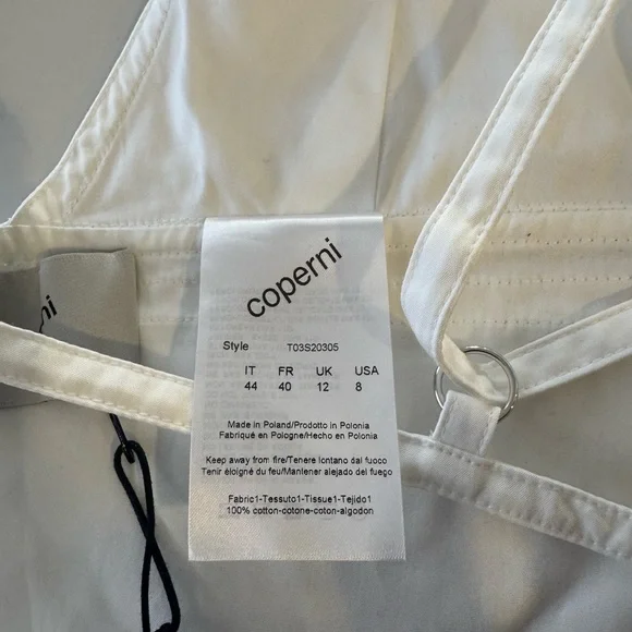 Coperni White Ruffled Bralette - Picture 6 of 7